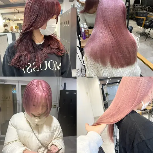 ✨️《🍯ロング料金🈚️》🎀ダブルカラー×HITAトリートメント×前髪カット✨️🎇可愛いカラーメンテナンス🌺💞