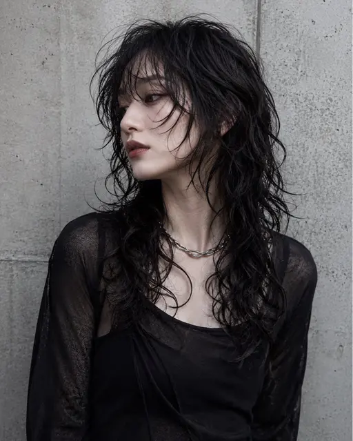 🐺ウルフカットパーマ🖤