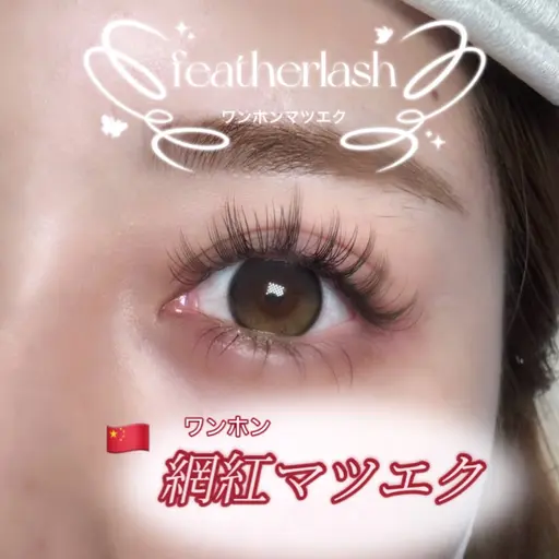 ✧︎꒰網紅マツエク꒱✧︎フラット100本➕羽エクステ10束➕LED➕&ヘルシー🐰ワンホンデザイン🇨🇳