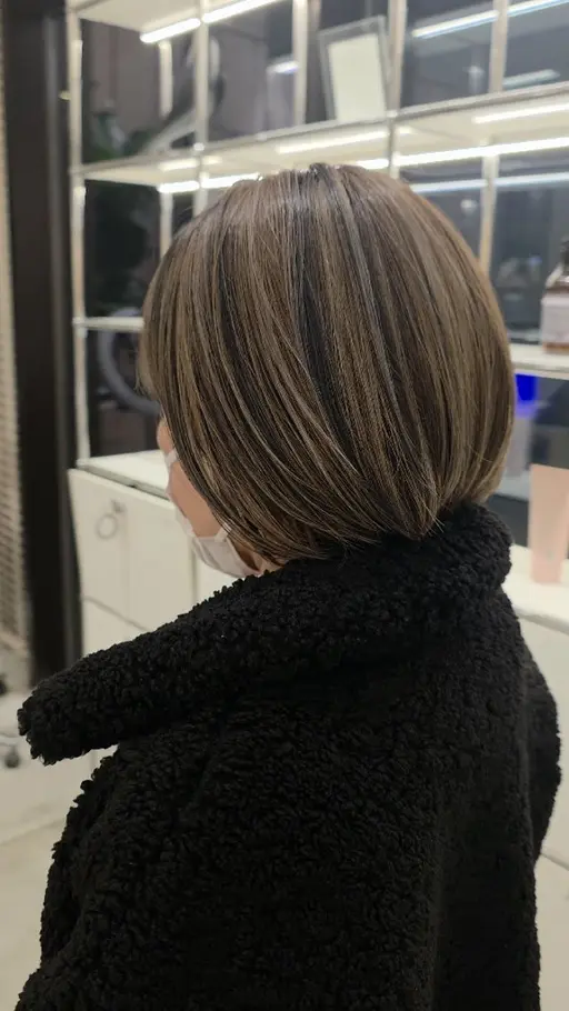 （15日銀座店限定）カット＋ハイライト＋うる艶トリートメント（オンカラー込）