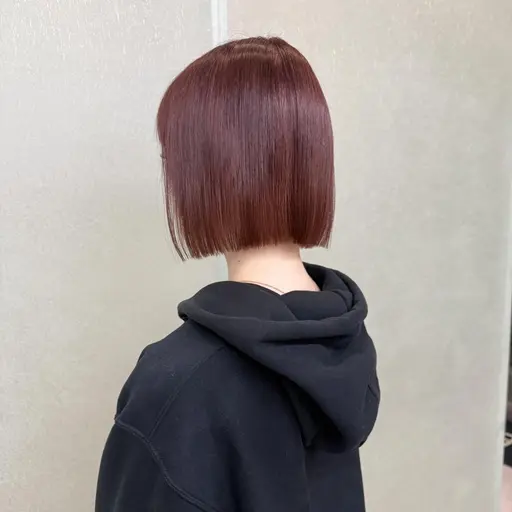 レディースカットボブ〜ショート(仕上がりが肩より上)+ワンカラー