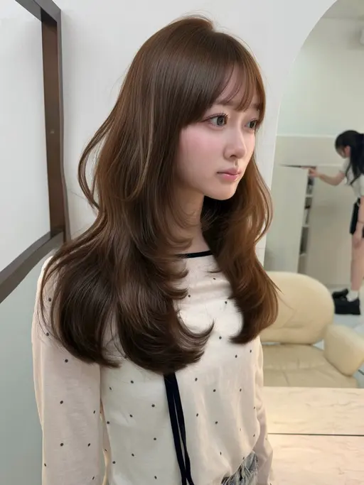 【透明感のあるカラーへ♡♡】ブリーチなしダブルカラー➕トリートメント