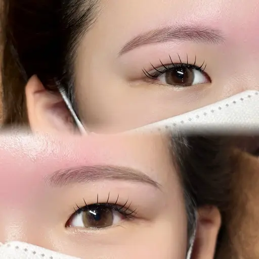 角質が取れてつるつる🪞✨️アイブロウwax脱毛 (間引き/カット/メイク付き)