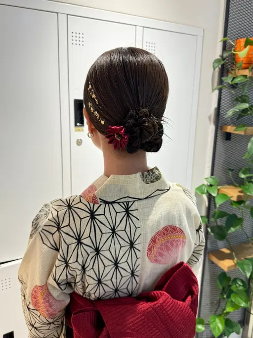 《特別価格》浴衣着付け＆ヘアアレンジ𓂃 𓈒𓏸❁⃘ （土日祝：¥7700となります）