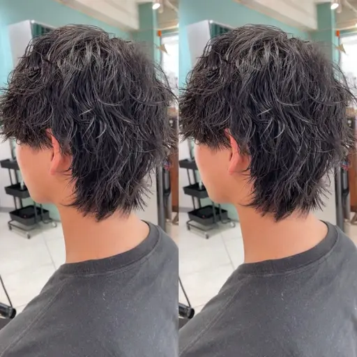 【men's】⭐︎デザインカット+ツイストスパイラルパーマ