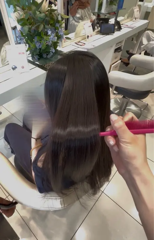 【ミニモ学割👩🏻🎓】🚺縮毛矯正+Aujuaトリートメント☁️⸝⸝꙳ ¥13,400→¥8,400