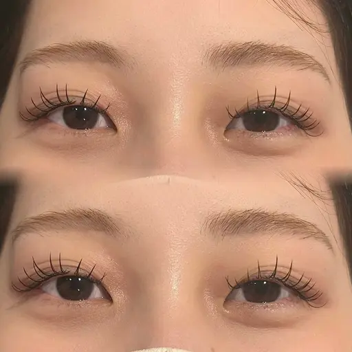 マツエク100本 オフなし 付け足しなし
