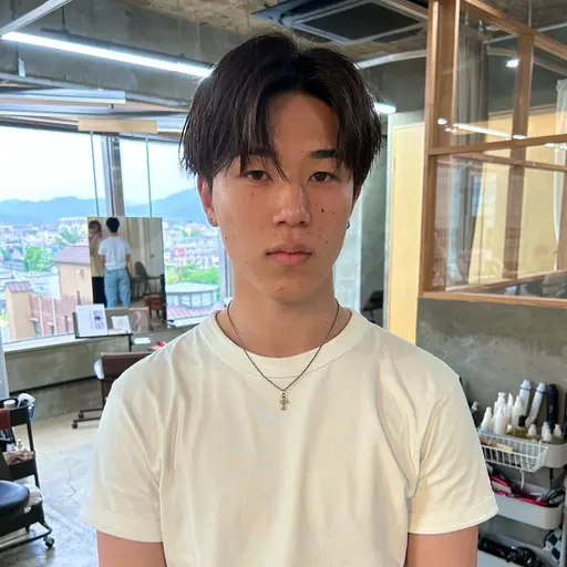 ‼️期間限定ご新規様‼️動きが欲しい方必見/センターパート毛流れカット(メンズカット/センターパート)