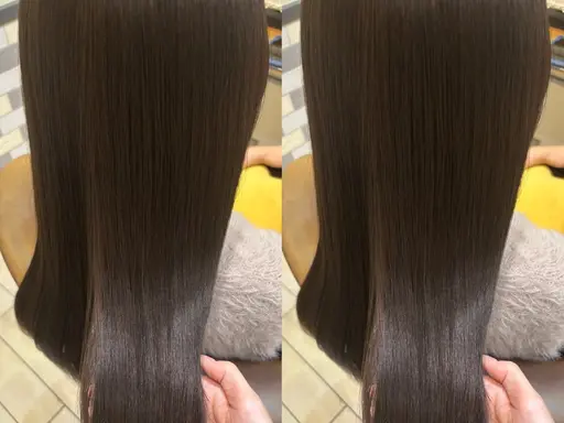 💞メンテナンスカット+やわらか縮毛矯正💞(ロング料金込み)