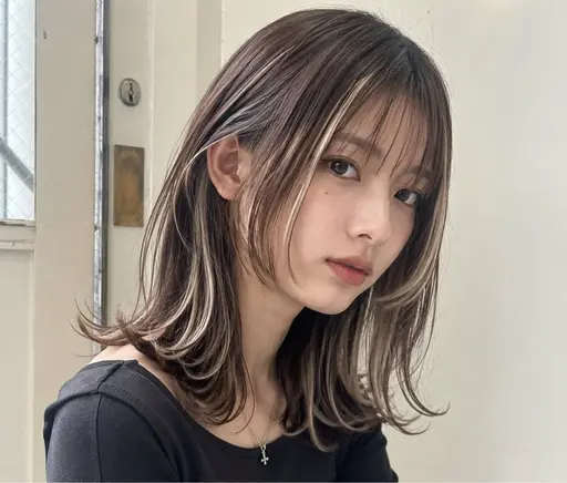 ⟡.*【ミディアムヘア限定】シールエクステ30本まで付け放題⟡.*
