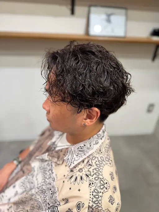 【ミニモ限定クーポン🧑🏽🦱】メンズパーマ➕カット
