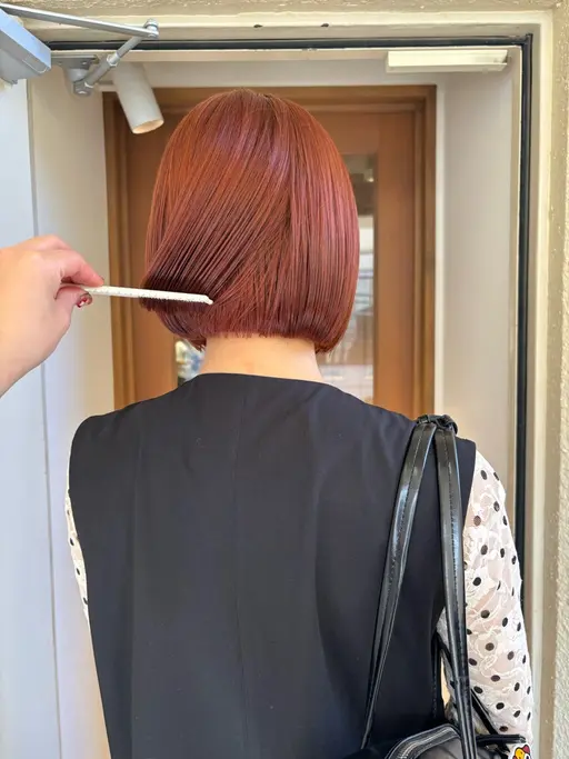 【高発色、透明感🫧】ブリーチなしダブルカラー➕ケアトリートメント➕似合わせカット🍊【吉祥寺/ブリーチなしダブル】