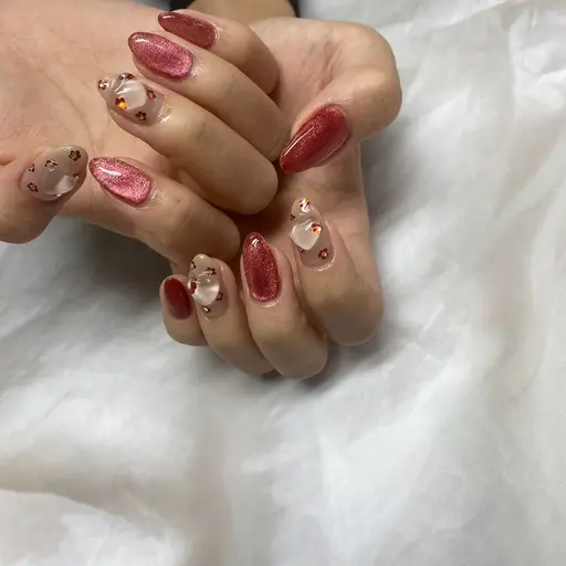 新規🎀 🫧人気メニュー🫧ハンドアート放題90分コース 🎀【オフあり・なし可】