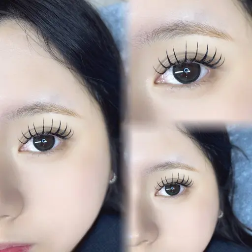 10月末迄|まつげパーマ(上)orまつエク100本×眉WAX脱毛×コーティング1本