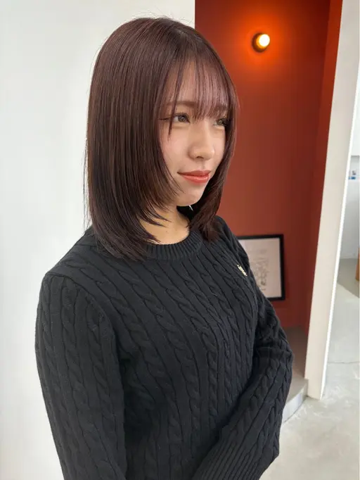 似合わせレイヤーカット+透明感力ラー+TR