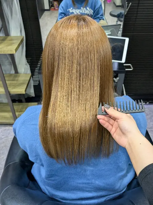 【広告用モデル】髪質改善ストレートORトリートメント