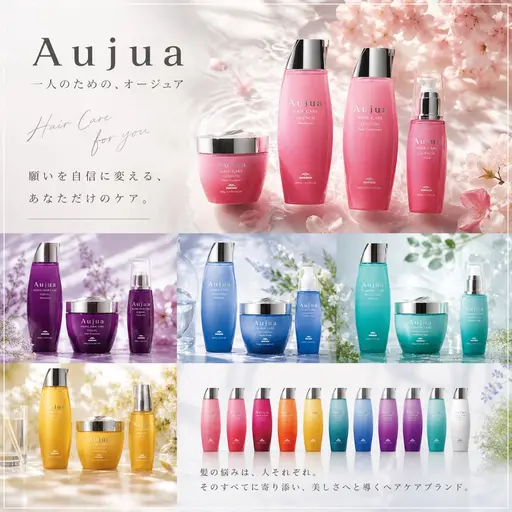 Aujua3STEPトリートメント➕アイロン ブロー✨