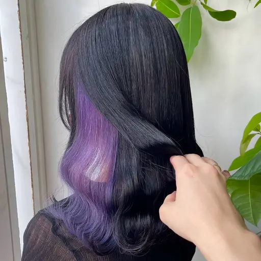 😍チラ見せおしゃれ😍🌹超絶かわいいインナーカラー+CMCトリートメント+毛先カット🌹