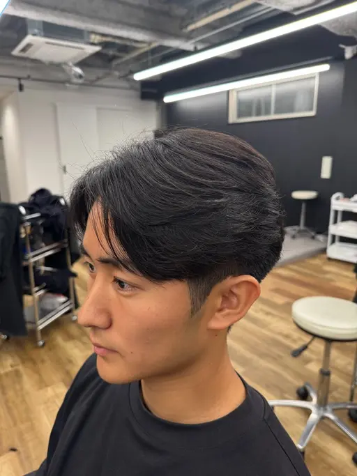 メンズナチュラル縮毛矯正コース✨️(カット+縮毛矯正+髪質改善トリートメント)