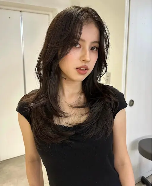 レイヤーカット💇🏻♀️+ワンカラー💫トリートメント💘