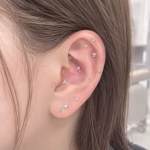 【耳ツボジュエリー💎】6粒片耳3粒ずつ🌈気になるお悩みに合わせてツボを選びアクセサリー感覚⭐️で楽しめます🎀