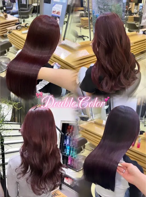 【1番人気✨】ブリーチなしWColor＋Treatment 🎀 透明感たっぷりで柔らかいカラーが大人気です💕