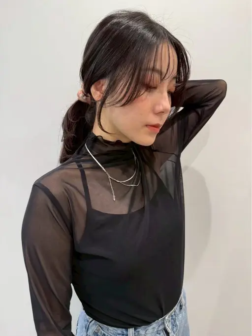 【平日限定】前髪カット💇‍♀️➕🤍艶カラー🤍
