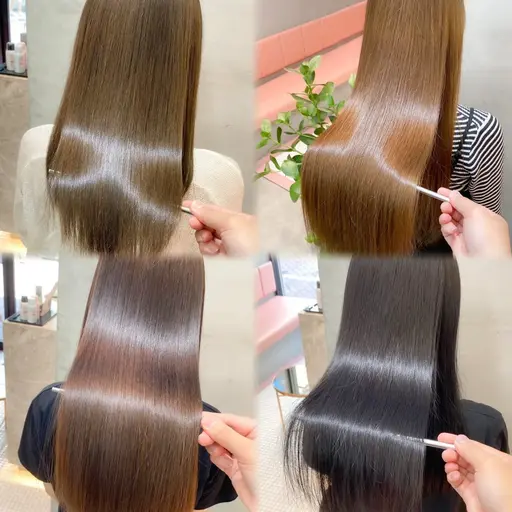 【朝楽ストレート☀️】カット➕柔らか縮毛矯正➕トリートメント🪞ナノスチームケア付き🎁