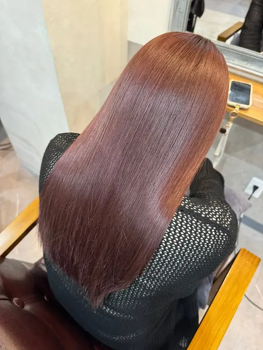 カット+艶美髪カラー+髪質診断付きトリートメント