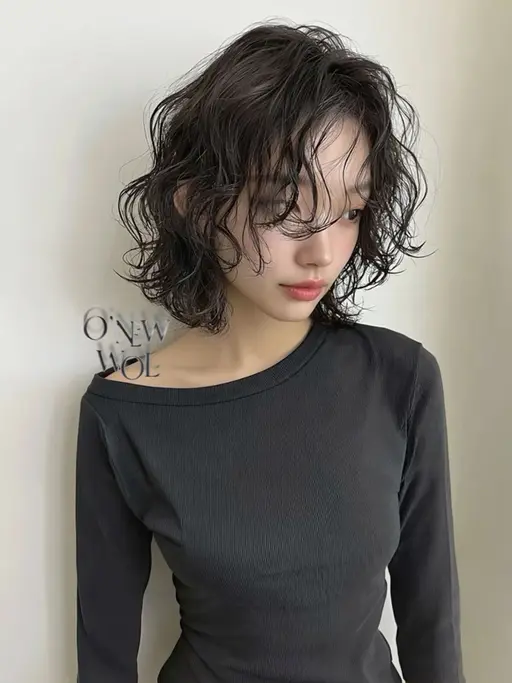 🌀パーマ🌀+カット✂️+内部補修トリートメント🫧☘️