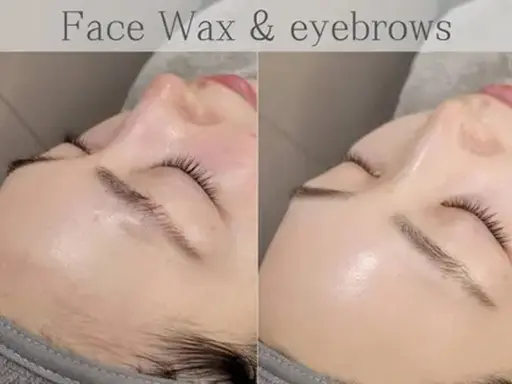 【モニター価格】ツヤ肌毛穴レス◇フルフェイスWAX脱毛(美眉デザイン+毛量調整)