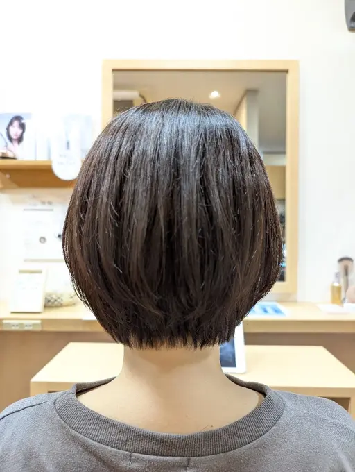 レディースショートカット+カラー