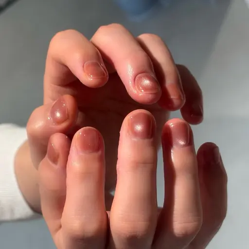 ハンドネイル💅ワンカラー(マグネット・ラメ・スキンカラー)