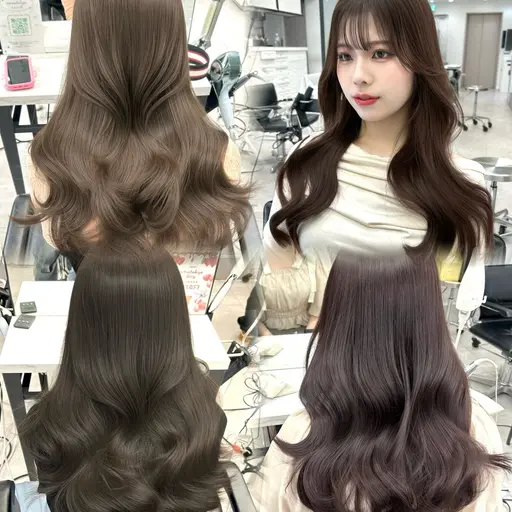 【人気No.1クーポン♡📢】カット＋艶カラー＋艶トリートメント(コテ巻き付き💓)