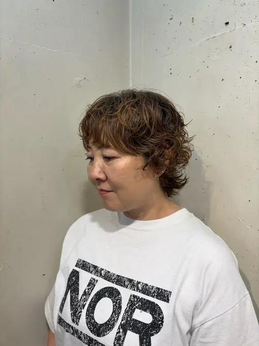 🌵【カット＋パーマ】🌵【ミニも限定価格】💫【19時​〜​】【ミディアムorボブ限定】💫