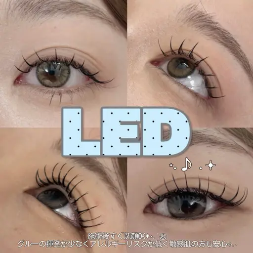 LEDフラットラッシュ🪄✩🐱120本(オフなし)