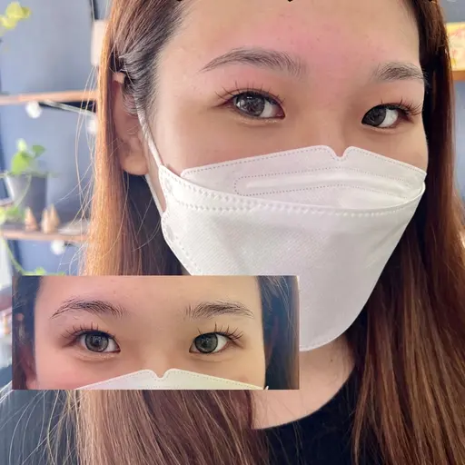 【自眉を活かしたナチュラル眉へ】眉毛ワックス