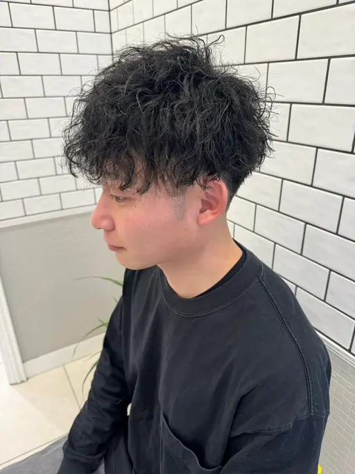 【yuraにお任せ】メンズ似合わせカット＋ツイストスパイラルパーマ✂️カッコよく仕上げます！