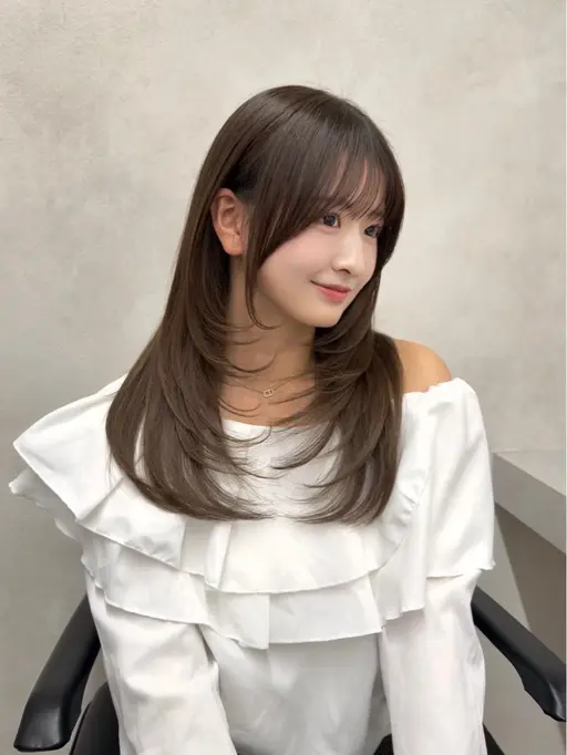 【チェックモデル限定】‪✂️（ー3cm以上）レディースカット✂️➕ワンカラー🌈➕髪質改善トリートメント🫧