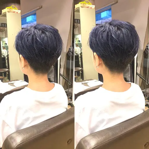 カット➕N.ヘアカラー➕蒸気ミスト➕集中トリートメント