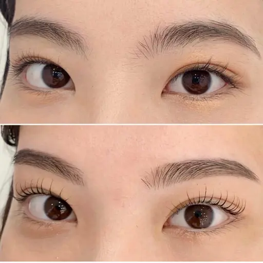 【アイブロウスタイリング(眉毛WAX+次世代まつげパーマ) 】ミニモ価格¥7500❣️