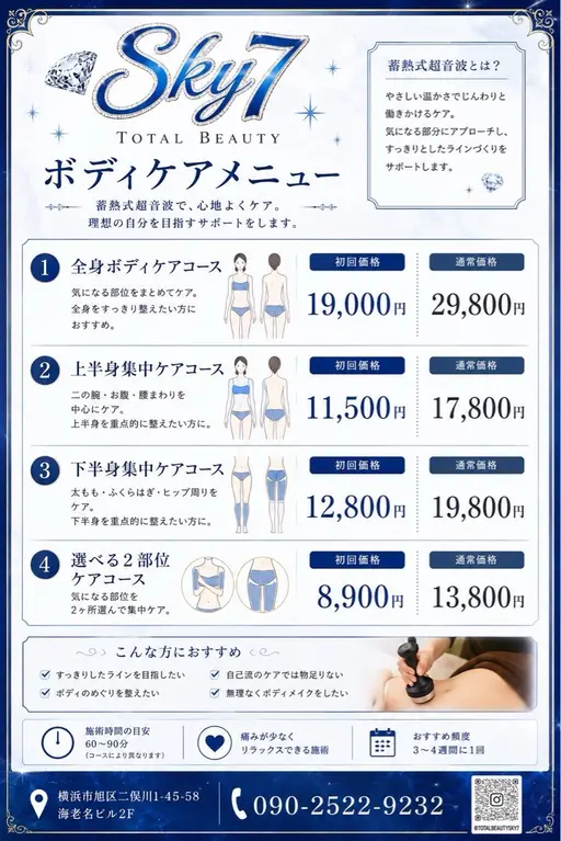 💎気になる脂肪を徹底ケア✨全身ボディケア