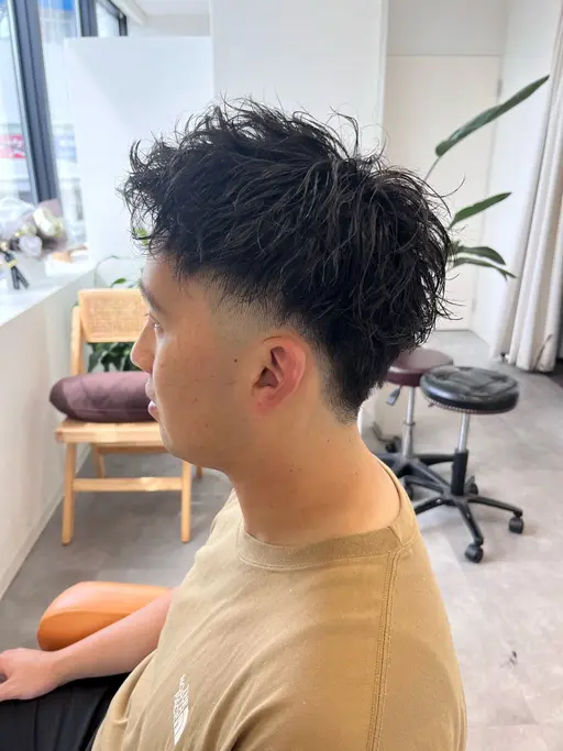 カット+泡パーマ✨
