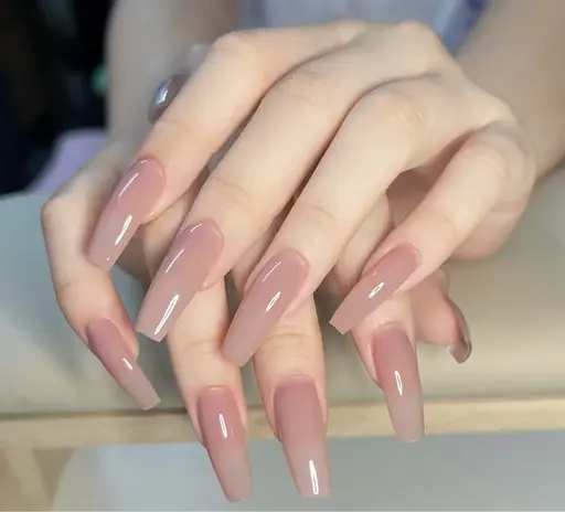 【hand 】チップ長さだしワンカラーorラメグラデーション