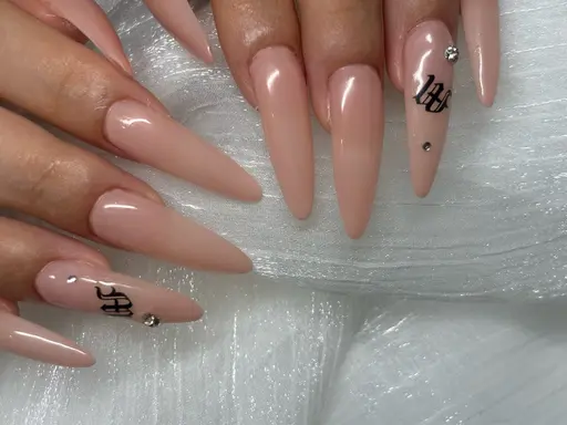 🎀チップ10本長さ出し🩶ワンカラー<オフなし>