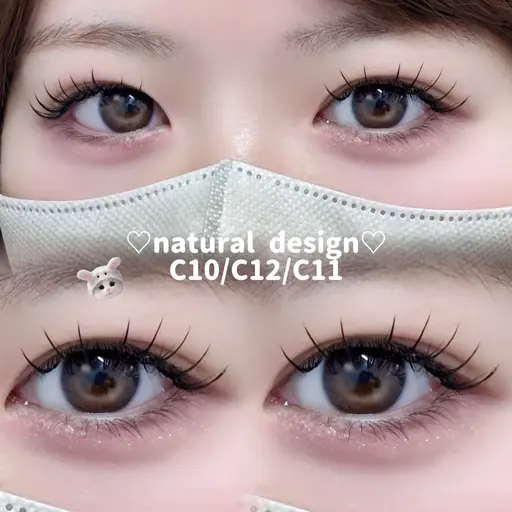 💌🐩【高持続LEDマツエク】フラットラッシュ160本🤍