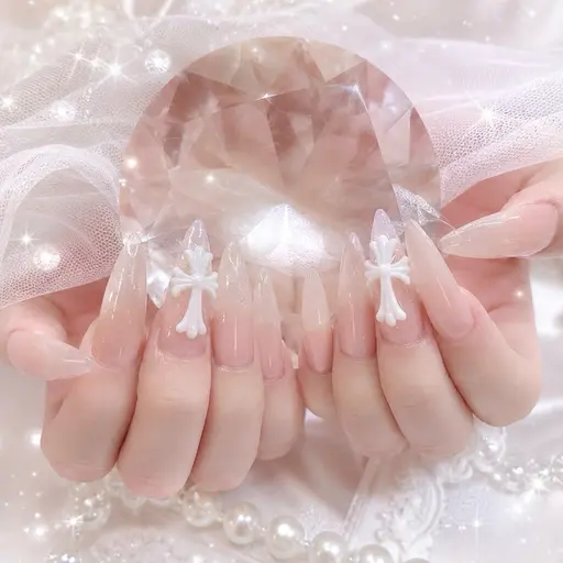 【💅SNSで人気💋】ワンカラー＋クロムパーツ2個付き』♪