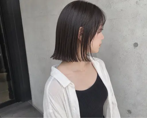 【平日限定】切りっぱなしボブ💇🏻♀️➕艶カラー🫧