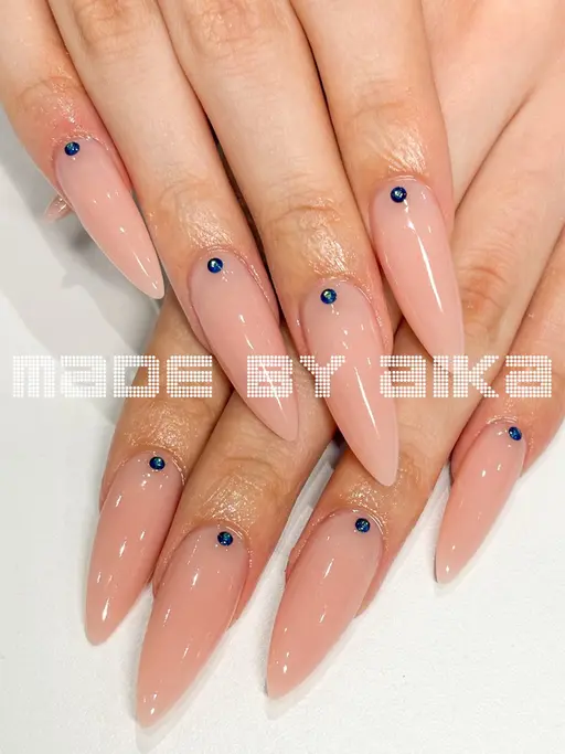 🩵スカルプシンプルコース🩵【オフ込み】時間内パーツ付け放題💎orアート2​〜​3本🫟