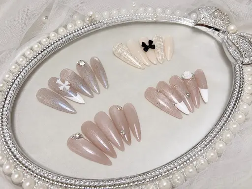 【10/9限定クーポン】minimo限定♡定額デザイン4種♡(オフ・ケア込)🩶✩